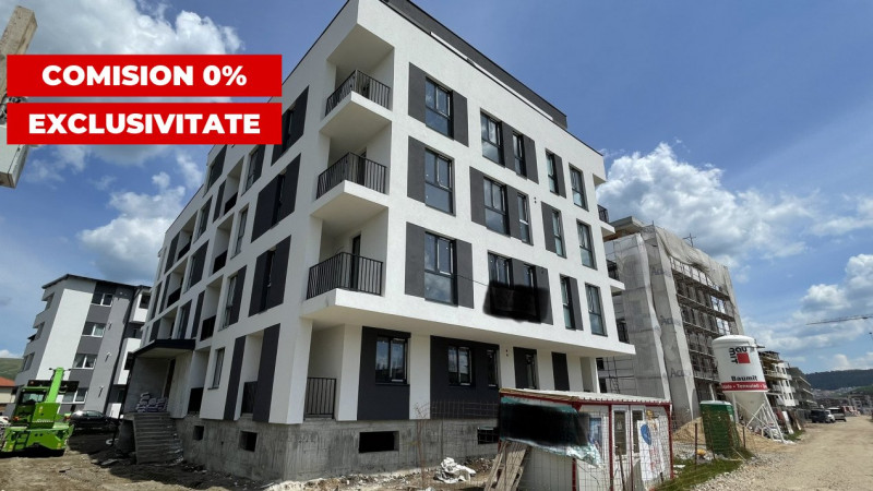 COMISION 0!Apartament 2 camere bloc nou et.2/4,strada Catanelor,Floresti