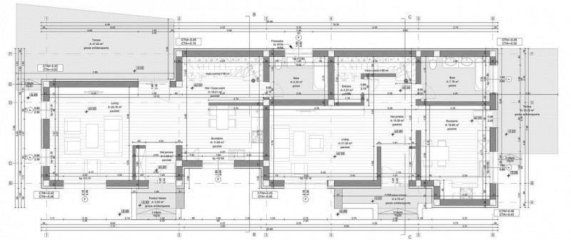 Duplex de vanzare 4 camere,121mp utili si teren 262mp Someseni zona de case