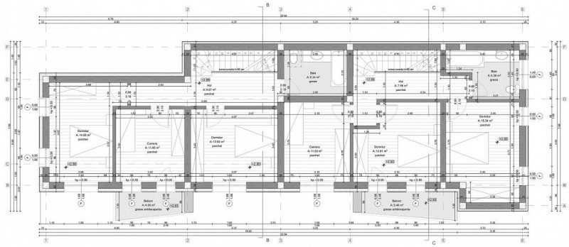 Duplex de vanzare 4 camere,121mp utili si teren 262mp Someseni zona de case