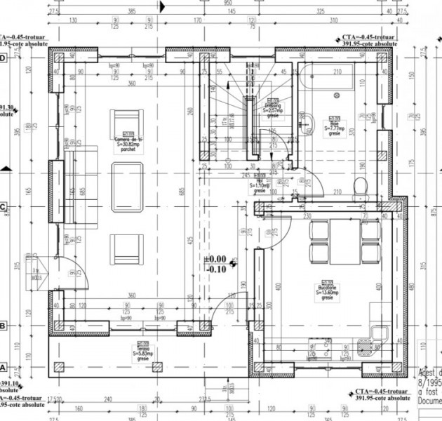 Casa individuala in GILAU,  120 mp utili, teren 540 mp,zona de case