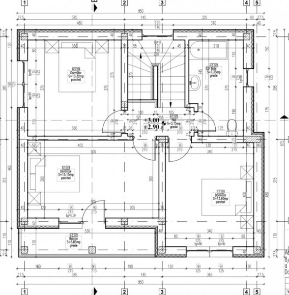 Casa individuala in GILAU,  120 mp utili, teren 540 mp,zona de case