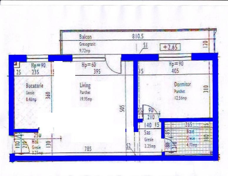 Apartament 2 camere de vanzare  in Manastur Zona Nora, La Terenuri