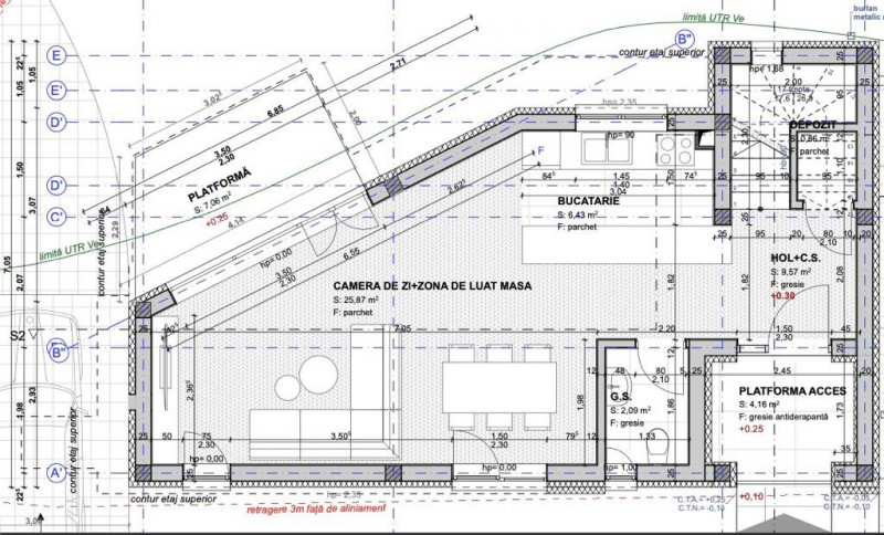 Casa tip duplex cu terasa circulabila 55 mp si priveliste zona Andrei Muresanu