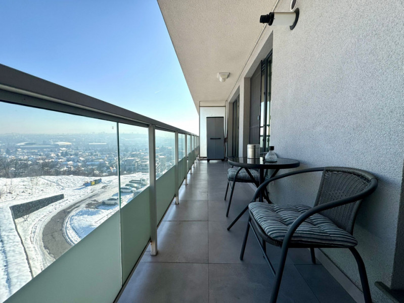 Apartment 3 camere în Grigorescu  cu panorama deosebita,finisat si mobilat 