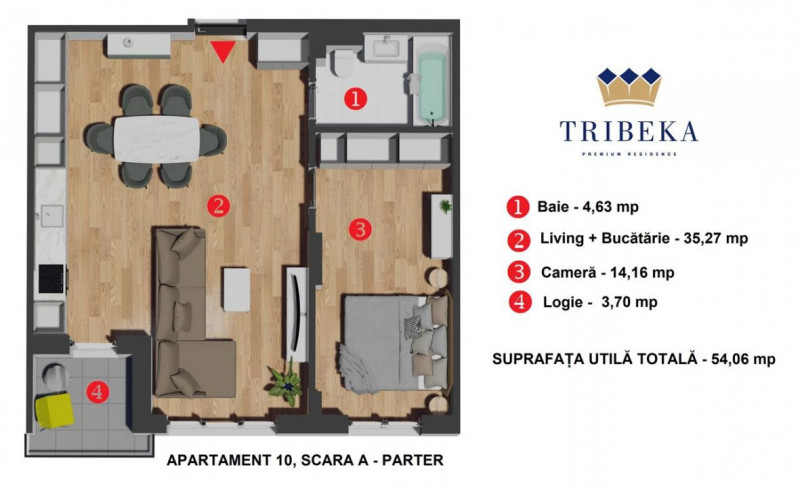 Comision 0! Apartament 2 cam zona VIVO str Razoare