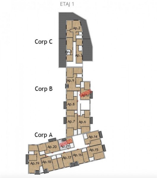 Comision 0! Apartament 2 cam zona VIVO str Razoare