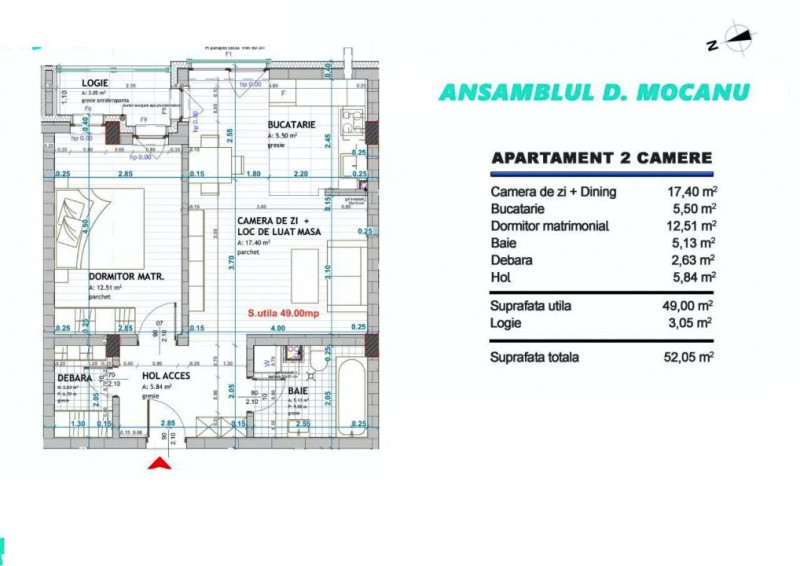 Comision 0! Ap 2 camere,ultrafinisat si mobilat,Floresti, zona Terra